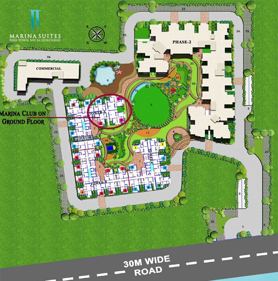 Marina Suites Site Plan